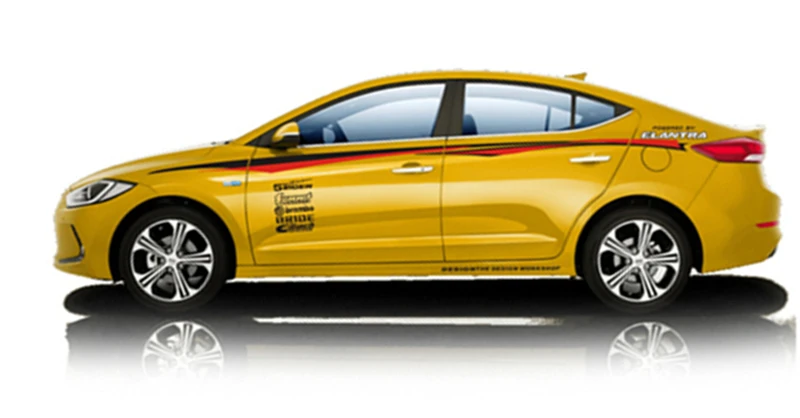 World Datong car styling sport car sticker For Hyundai SANTAFE ELANTRA Exterior body Decal Car Vinyl Film