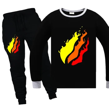 

UNSPEAKABLE Prestonplayz Kids clothes Children Baby long sleeve pants 2pcs sets alan walker boy T shirts print sweatshirt girl