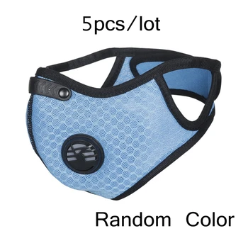 

5pcs/lot Dust-proof Breathing Mask Fresh Air Reusable Respirator 2020 New Spot with Bonnet Protective Mask and Masks Pad Cover
