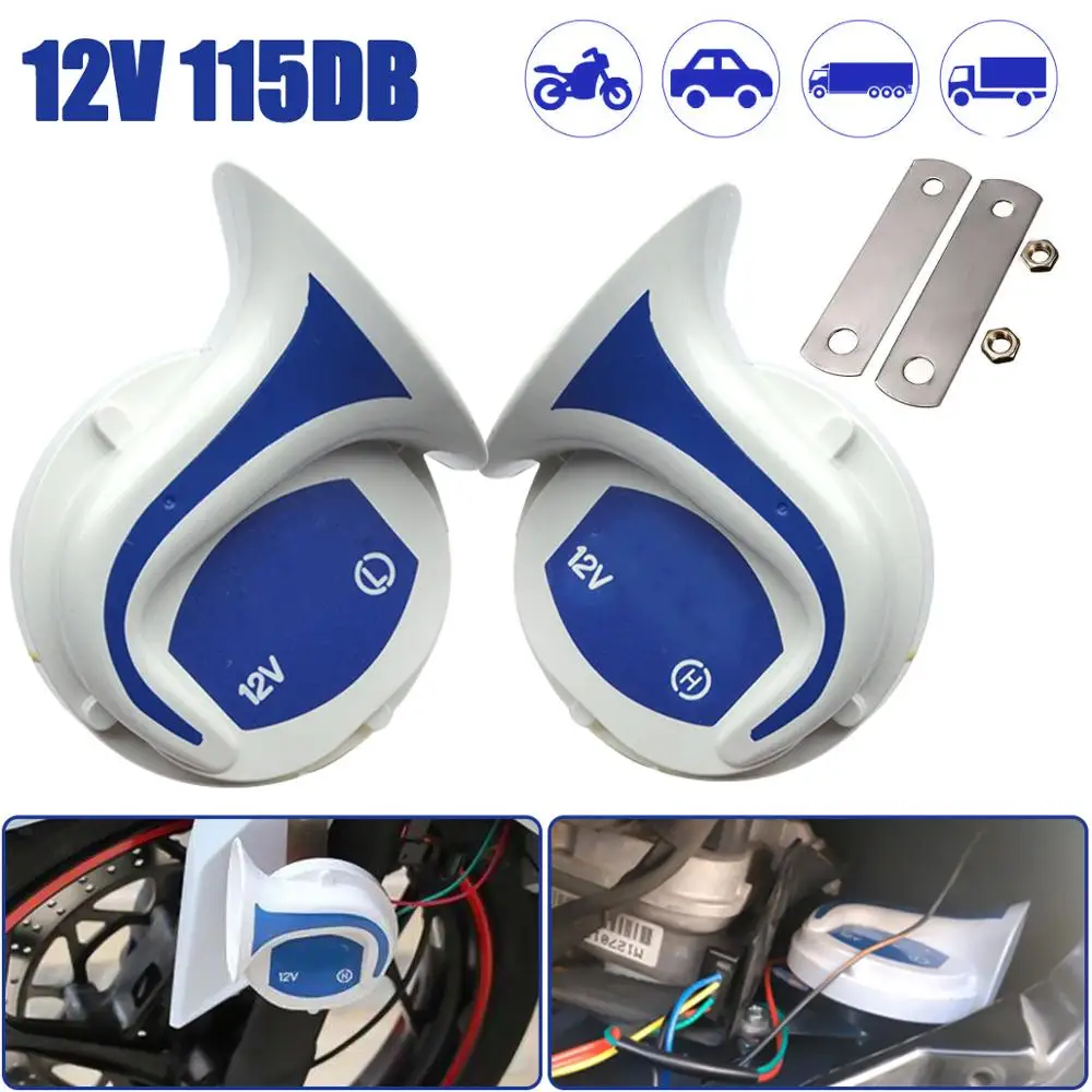 12V 115dB Loud Horn Auto Speaker Alarm Tone Vehicle Boat Car Motorcycle Truck Siren Van signal | Автомобили и мотоциклы