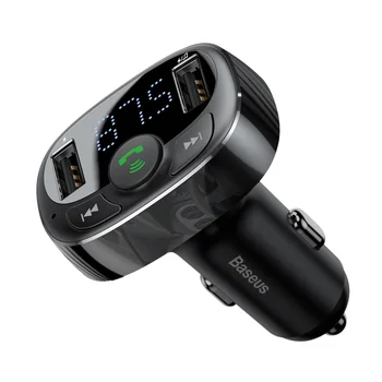 

TOSPRA FM Transmitter Modulator Bluetooth 5.0 Handsfree Car Kit Audio MP3 Player With PPS QC3.0 QC4.0 5A Fast Car Auto Charger