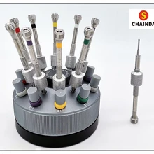 Набор прецизионных отверток из нержавеющей стали 10 шт. с запасными наконечниками 30 шт