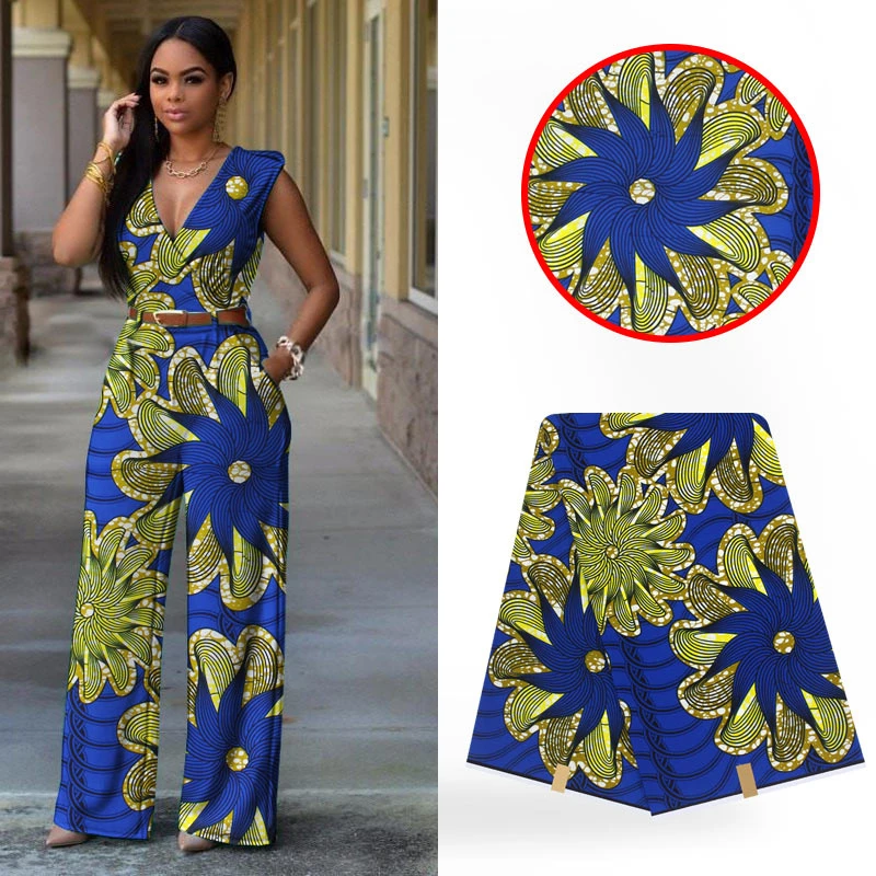 Дизайн африканская голландская настоящая восковая ткань высокого качества DIY швейный материал Анкара настоящая нигерийская восковая ткань для платья