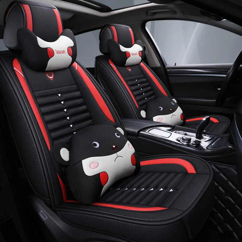 

Automobile Seat Cushion Four Seasons Seat Cover Kia K3K2K4K5 Sportage KX3KX7 caferica Cartoon Buckwheat Fully Surrounded