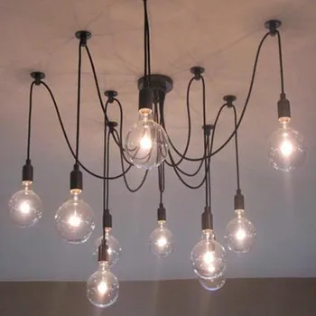 

Modern DIY Pendant Light Lamp Colorful Multiple Long Cords Spider Light Drop Lights for Kitchen Living Room Bedroom Decoration