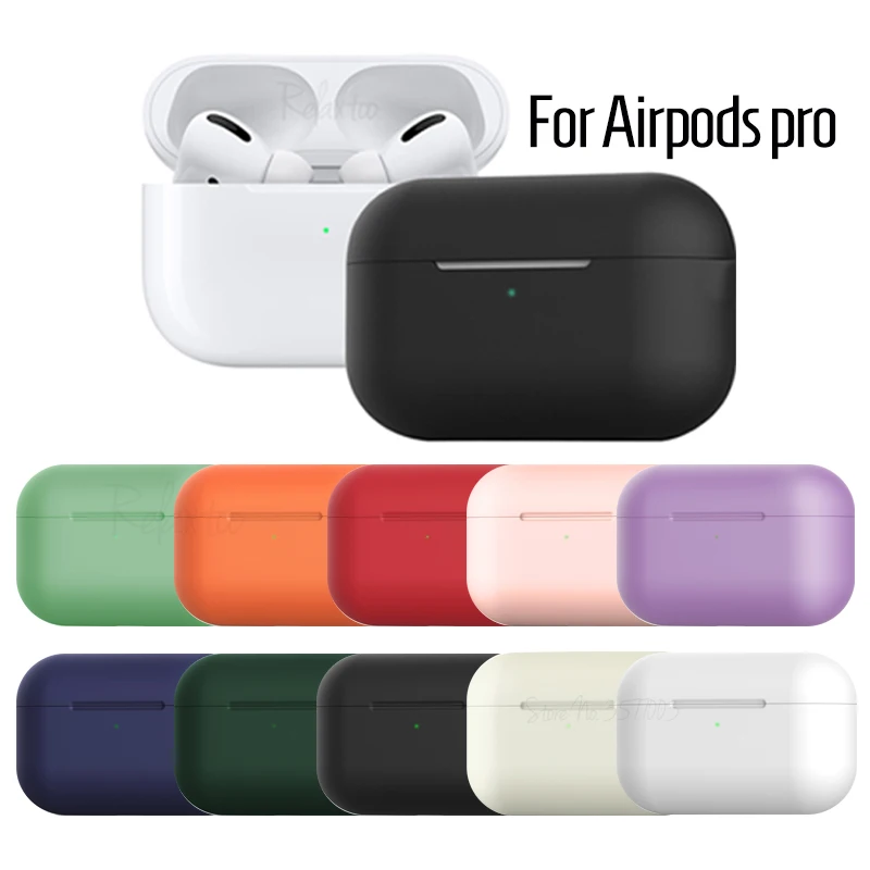 Силиконовый чехол для Apple Airpods pro TWS беспроводные Bluetooth наушники мягкий защитный