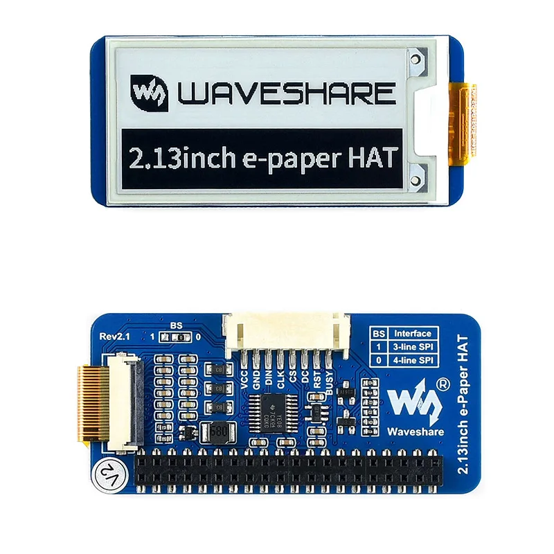 Raspberry Pi 2,13 дюймовый E-Ink дисплей 250 × 122 экран e-paper Hat для Raspberry Pi 4B/3B+/3B/Zero Jetson Nano для Arduino STM32
