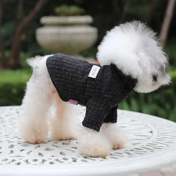 

1Pcs Winter Dog Sweater Small Dog Clothes Puppy Sweater For Pet Dog Knitting Crochet Cloth Christmas Dog Sweater Decoration