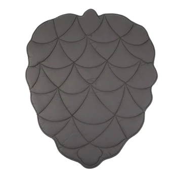 

Leaf Rug Soft Cotton Floor Mat Rugs Baby Kids Bedroom Nursery Decor Carpet Blanket Living Room Home Decoration,Gray