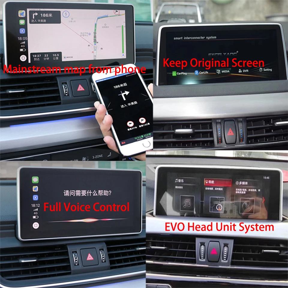 Автомобильный видео адаптер CarPlay модуль для BMW F44 F20 F21 F52 Новый 2017 2018 2019 встроенный