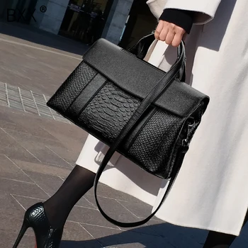 

[BXX] 2020 Fashion Women PU Leather Handbag Female All-match Shoulder Bag Business Crossbody Bag For Women Messenger Bags HE233