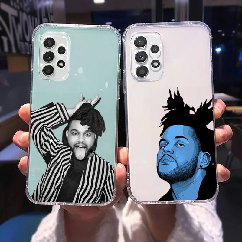 kawaii samsung cases The Weeknd XO Ốp Lưng Điện Thoại Samsung Một 51 50 52 12 21S 31 40 70 71 Note S 20 10 21 Ultra Plus Fe Rõ Ràng Coque Vỏ kawaii phone case samsung