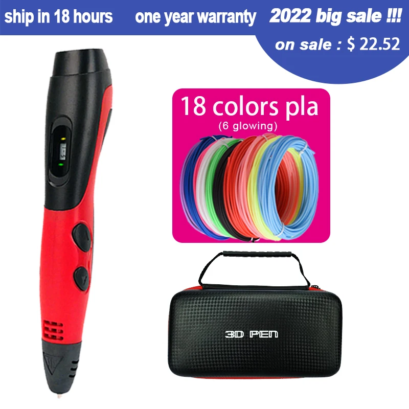 High Quality 3D Pen Printing ABS And PLA Filament 1.75mm. USB Output Low Voltage Security With Beautiful Case | Компьютеры и офис