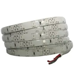 Водонепроницаемый Светодиодные ленты Light 5630 SMD DC 12 В 60leds/м Светодиодная Клейкие ленты гибкой нити ленты лампа + 12 В 2A Адаптеры питания ярче