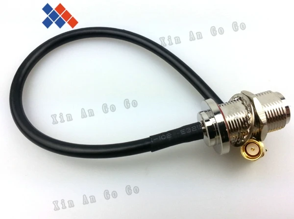 RF разъем Jack N к SMA штекер правый угол Соединительный пигтейльный кабель Линия 20 см Бесплатная доставка