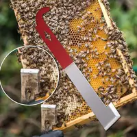 27cm Beekeeping Steel J Shape J-type Tool Bee Multifunctional Hook Tools Curved Red Tail Hive Scraper Beekeeping U4K6 5