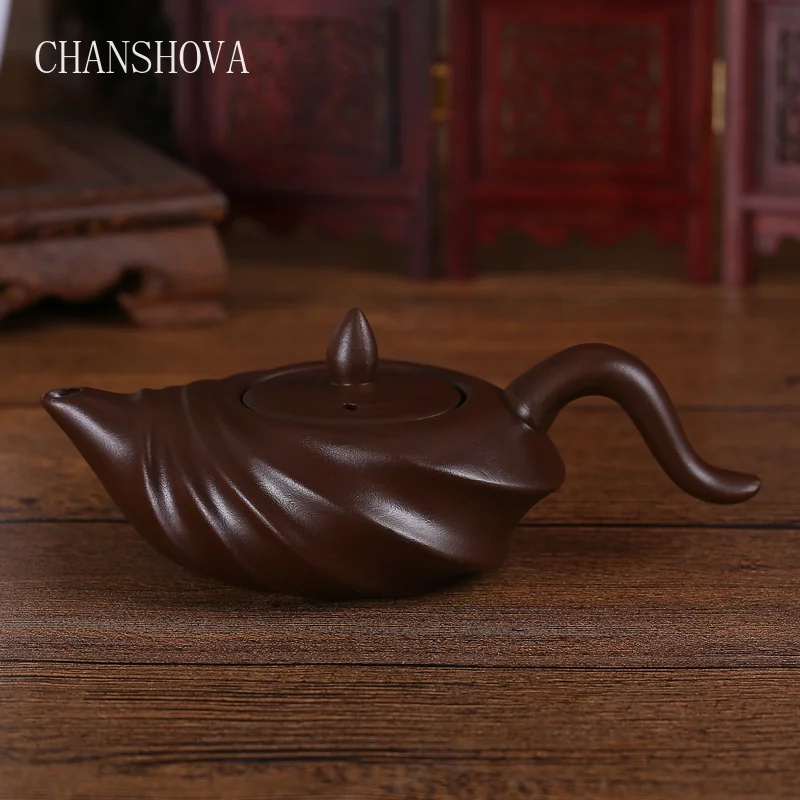 CHANSHOVA Chinese Kung Fu teapot handmade Yixing teapot tea set easy to bubble small pot ceramic teapot hand-drawn pot
