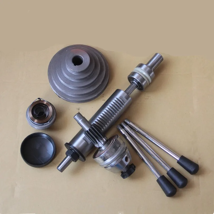 Bench Drill Accessories Spindle Assembly Gear Shaft Spline Set Sleeve Bench Drill extrusion assembly gear for voron btech extruder shaft extrusion pom gear idler dropship