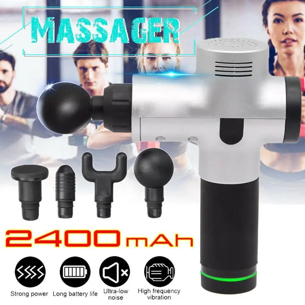 

Tissue Massage Gun Muscle Massager Muscle Pain Management after Training Exercising Body Relaxation Slimming Shaping Pain Relief