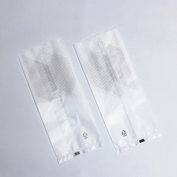 

100pcs Black Polka Dot Bakery Bags Clear Plastic Treat Bag Bread Toast Packing Pouch (without Sealing Sticker)