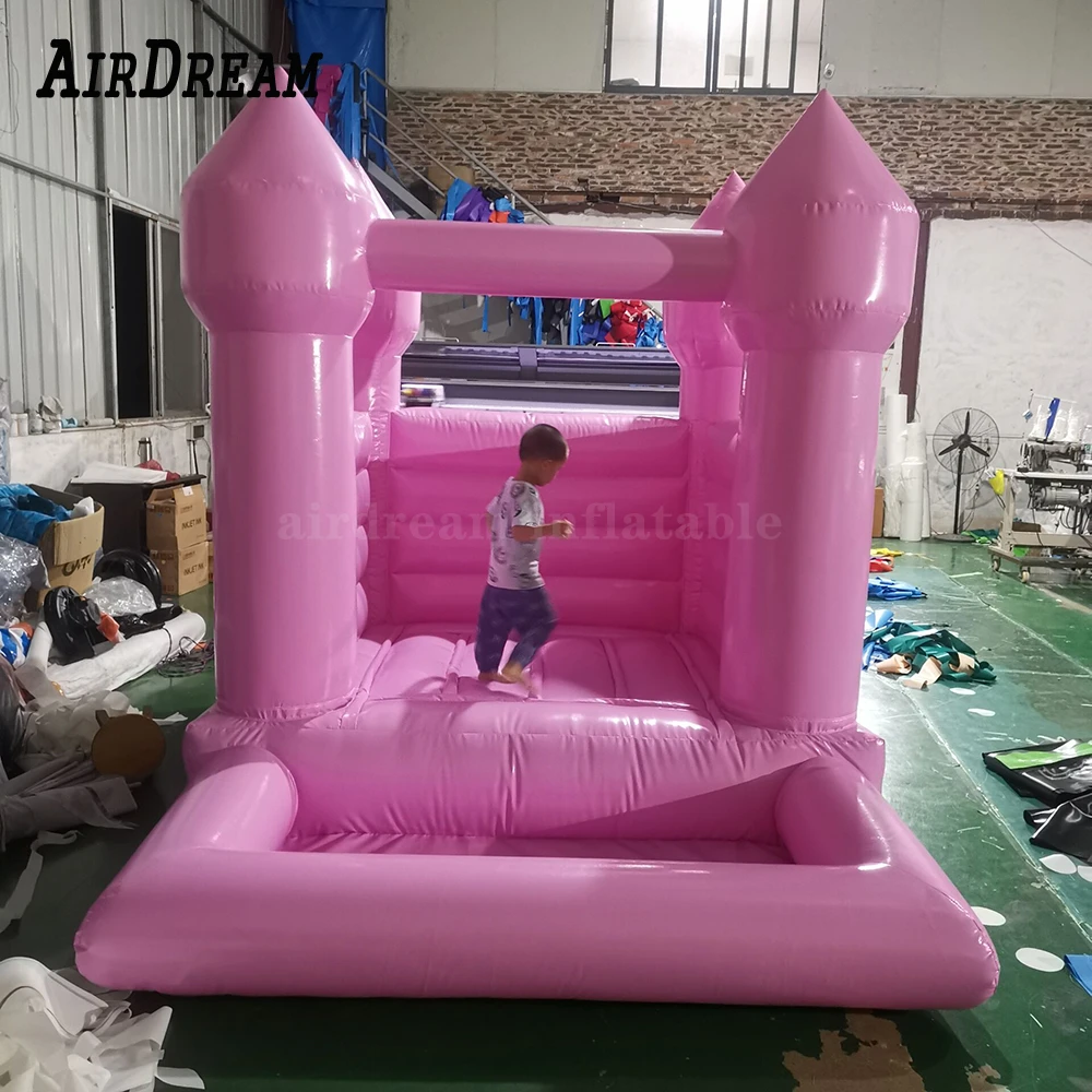Pink Bounce With Ball Pit Kids Ballpit Small Baby Bounce House Jumping  Bouncy Castle Inflatable Toddler Jumper Bouncer - Inflatable Toys -  AliExpress