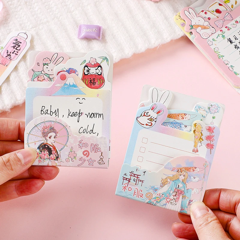 カワイイガールレイヤードノートこの日本の小さな新鮮な図付箋紙かわいいメモ帳オフィスアクセサリー Aliexpress カワイイガールレイヤードノートこの日本の小さな新鮮な図付箋紙かわいいメモ帳オフィスアクセサリー Aliexpress