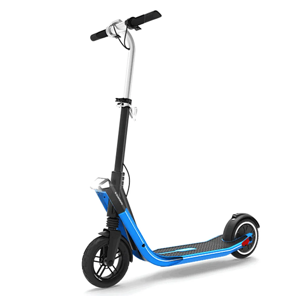 Польша склад 2 колеса 1 секунда складной электрический kickscooter велосипед P9 - Цвет: Blue