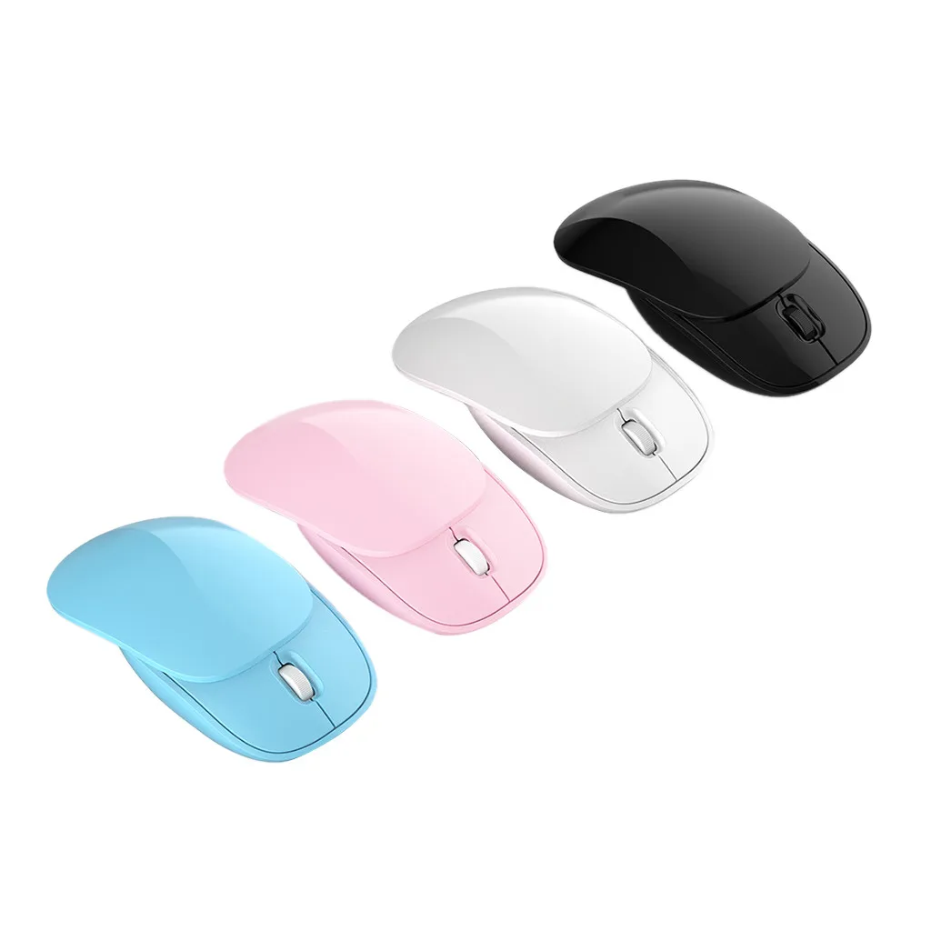 Wireless Mouse Sliding Cover 2.4G USB Portable Cute Mini Mouse Works For PC