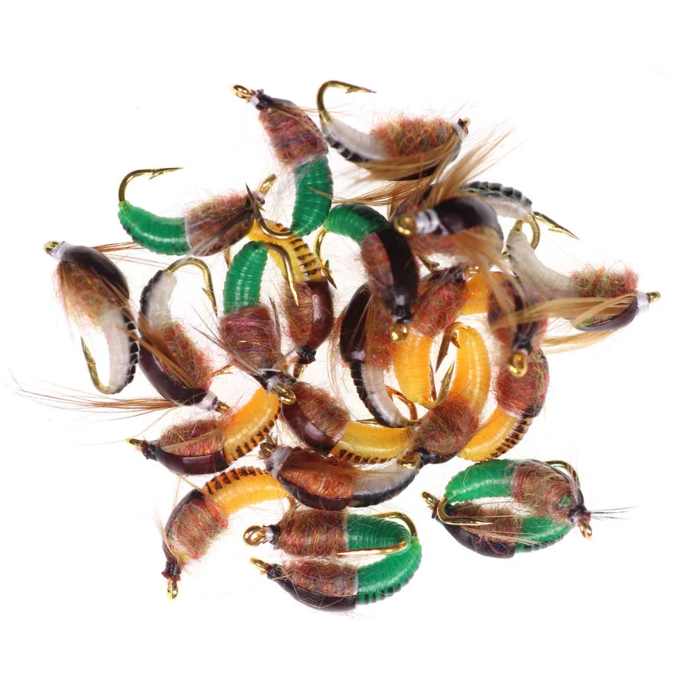 GreenCertified Satisfaction Guaranteed 6Pcs 12 Realistic Nymph Scud