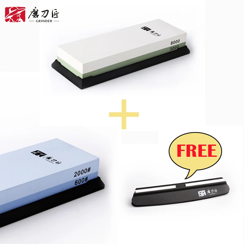 

600/2000 mesh and 3000/8000 mesh double-sided sharpening stone coarse grinding fine grinding knife sharpener combination