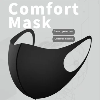

Dust Masks for Men And Women Black Mesh Red Masks with Fashion Trends Are Not Disposable Dust-proof Breathable Washable