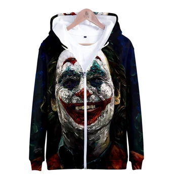 

Frdun Tommy joker 2019 men hoodies zipper 2019 Hot Polyester Fashion Trend Hooded Sweatshirt Casual Hoodies Zipper Sweatshirt