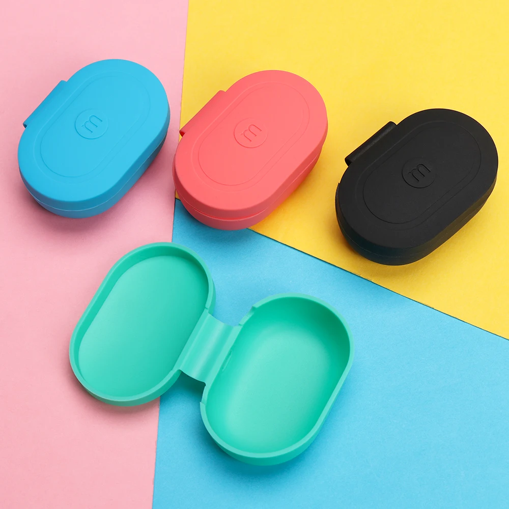 Беспроводные Bluetooth наушники чехол противоударный рукав силиконовая гарнитура