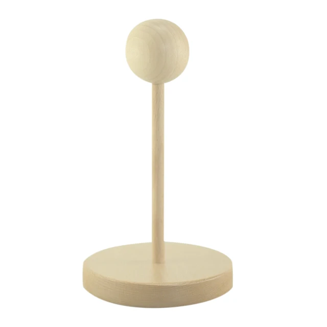  US $21.99  Wooden Stand Wig Holder For 1/8 BJD Dolls Brain-Training Toy For Children Kids Adults Educational T