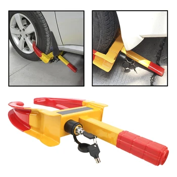 

Car Truck Tire Lock Universal Anti-Theft Lock Heavy Duty Car Wheel Clamp Car Accessorie Portable