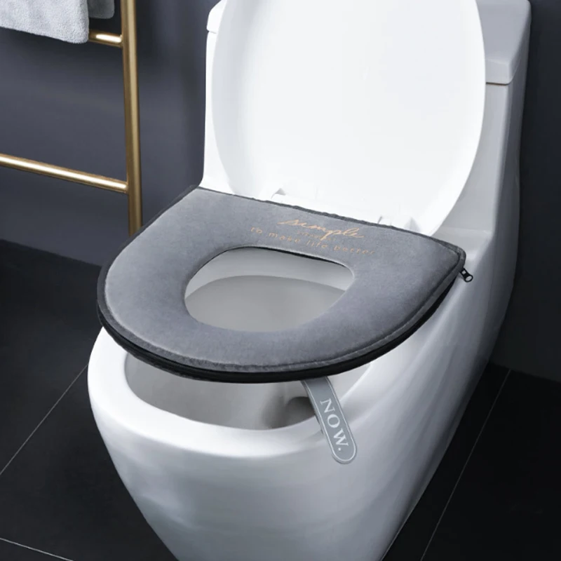 Ванная комната туалет сидение для унитаза моющийся Мягкий теплый коврик покрытие подушечка высокое качество