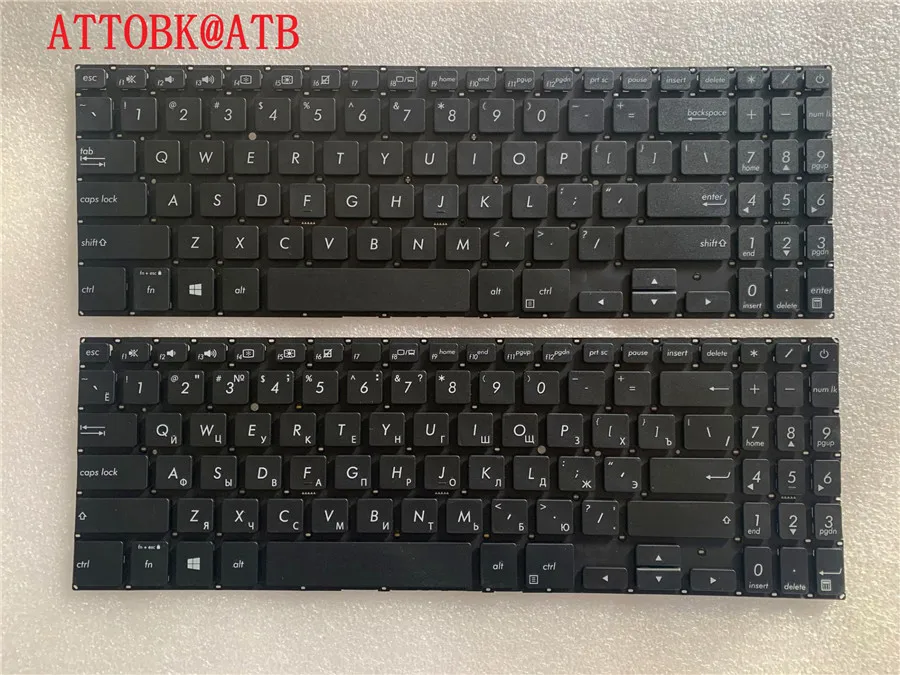 

Russian/English Laptop Keyboard For Asus Pro P3540 P3540FA P3540F PX574 PX574FA PX574FB RU/US keyboard