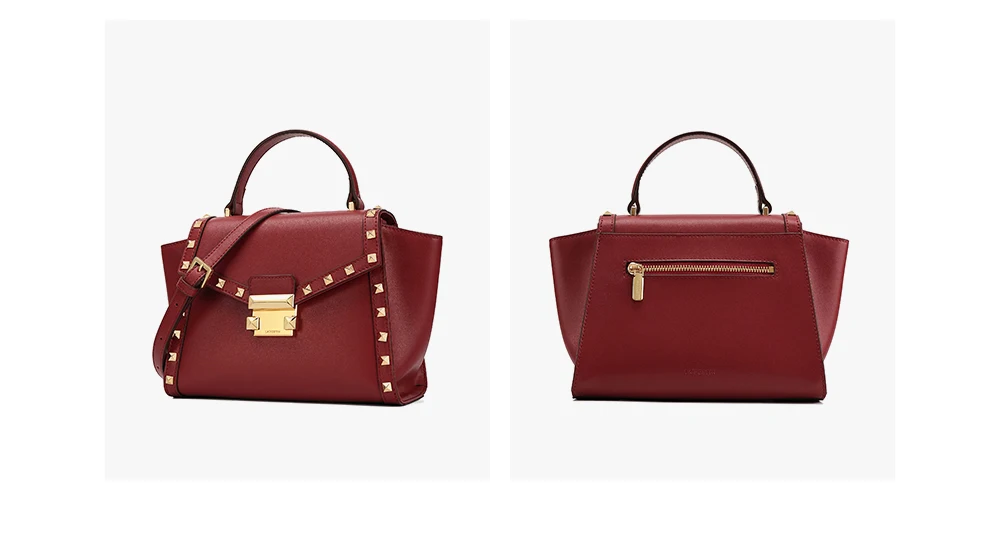 LAFESTIN Брендовая женская сумка осень новая модная сумка многофункциональная сумка через плечо с заклепками украшение