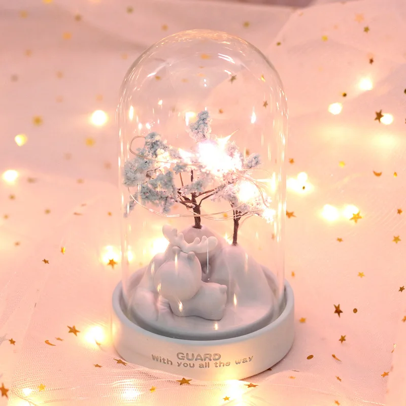 Полимерный цветочный светодиодный светильник Novetly из стекла, цветущая вишня, лампы, сказочный светильник s для спальни, ландшафтный декор, светильник s, рождественский подарок для детей