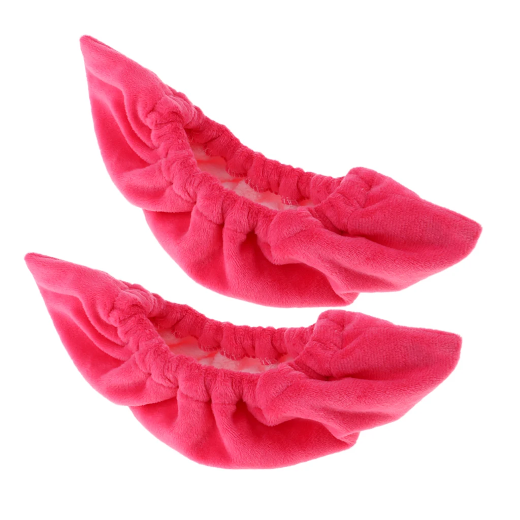 1 Pair Terry Cloth Ice Hockey Figure Skate Blade Guards Protector Covers 1 Pair Terry Cloth Ice Hockey Figure Skate Blade Guards Protector Covers