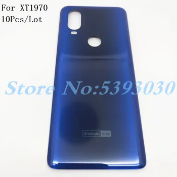 

10Pcs Glass Battery Door Back Cover Housing Case For Motorola One Vision XT1970 Battery Cover For Moto One Vision Battery Cover