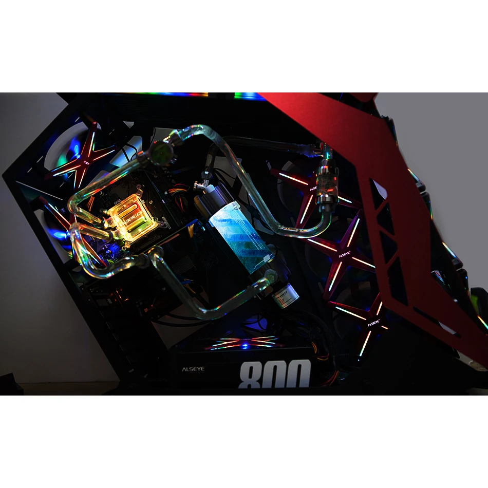 ALSEYE XTREME PC чехол Сделай Сам водяная охлаждение 240 мм Регулируемая RGB ASUS синхронизация Gigabyte RGB FUSION Поддержка LGA 115x/AM2/AM3/AM4