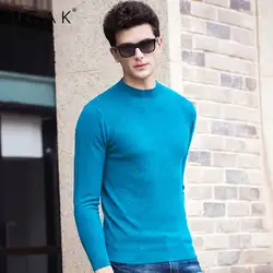 UCAK бренд 100% мериносовой шерстяной мужской свитер осень теплая зимняя Водолазка пуловер для мужчин многоцветный трикотаж кашемир Pull Homme U3061