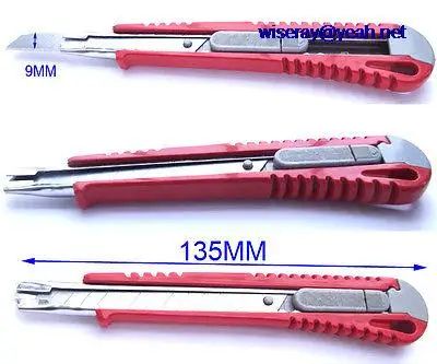 

DHL/EMS 100PCS MINI 9mm Replaced Blades Cutter Cutting Utility KnifeS HEAVY DUTY-A7