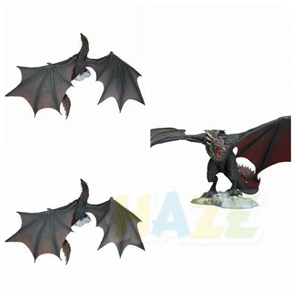

Game of Thrones Black Dragon Joint Movable PVC Action Figure Model Collectiion Anime Figure Kids Toy 14cm In Box