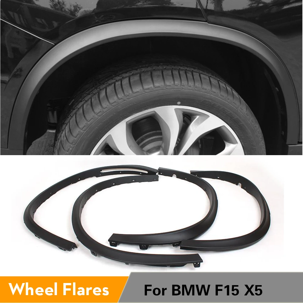 4 шт./компл. ПП черные автомобильные отражатели крыла для BMW F15 X5 2014 - 2016 колесная