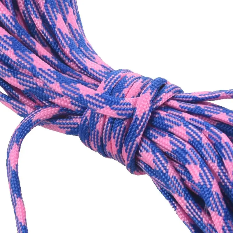 Hot-7 Rope Paracord Parachute Rope Resistant Camping Survival Color: Purple Length: 8M