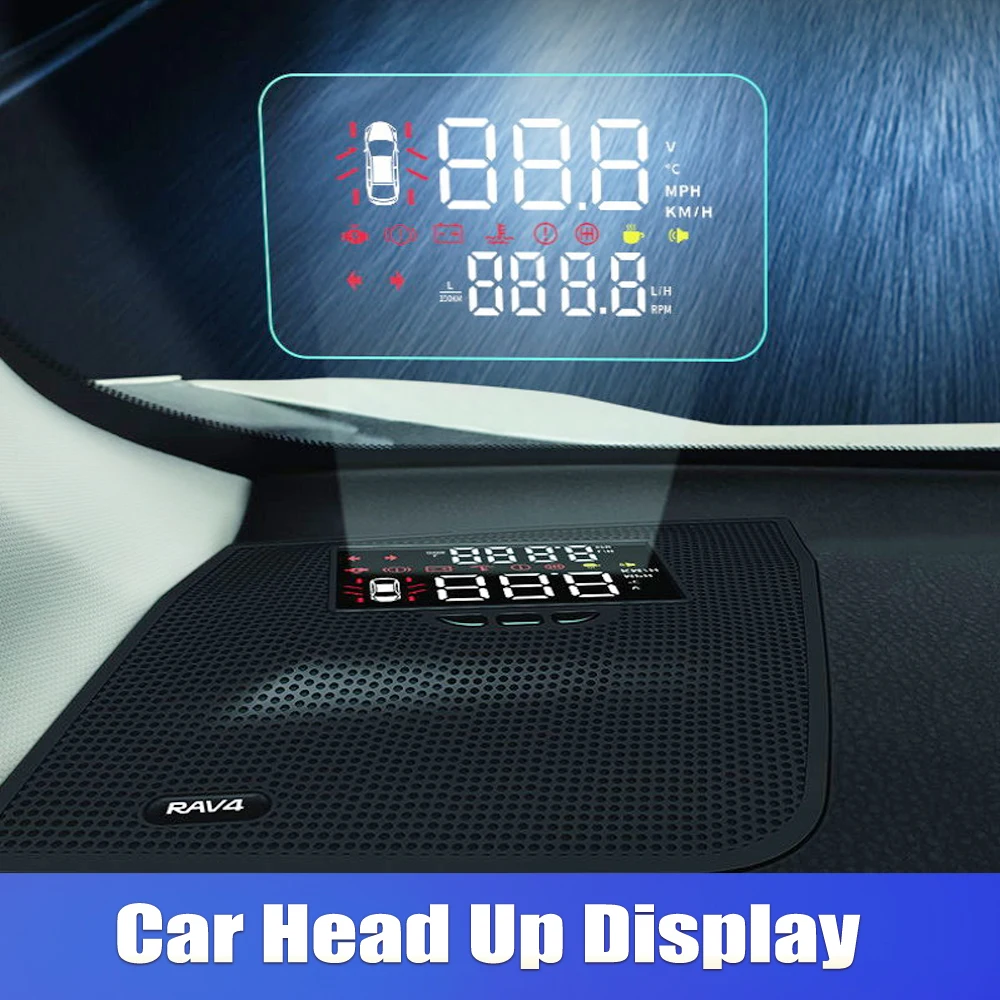 Ÿ RAV4 XA40 XA50 2013-2019 2020 2021 2022 2023 ڵ HUD  ÷   溸 ý ׼
