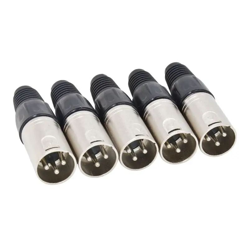 10 шт 3 контактный XLR Сделано в Китае припоя Тип разъем 5 Мужской + гнездовой кабель