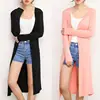 Summer Autumn 12 Colors Women Modal Long Cardigan Female Cotton Sweater Cardigans Long Sleeve Women Casual Coat Ladies Outerwear 6